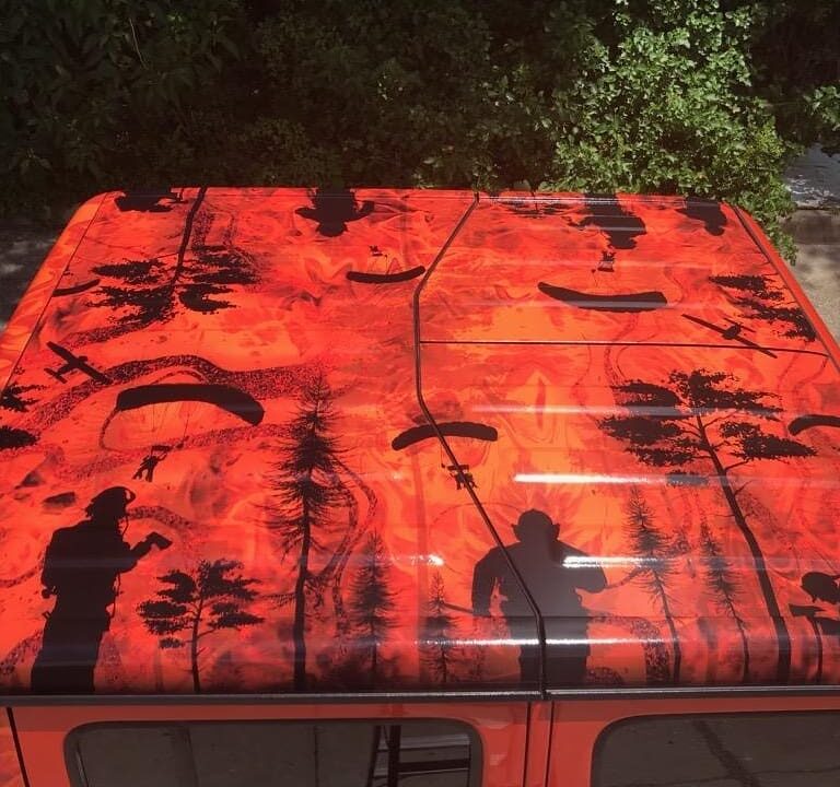 Jeep Top Full Color Graphics