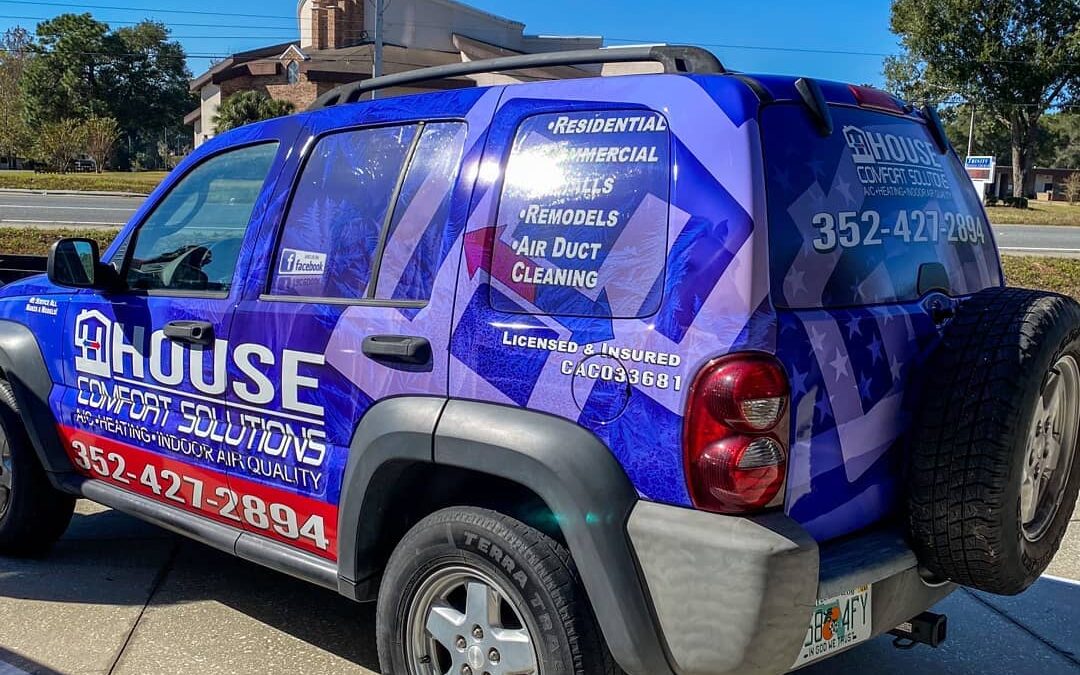 House Comfort Solutions Full vehicle Wrap
