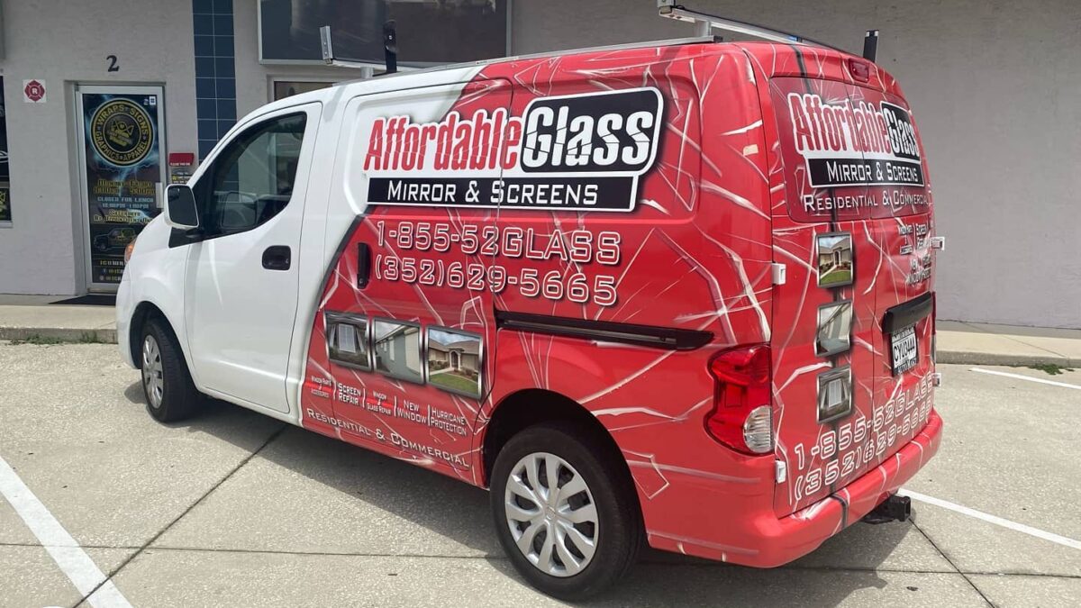 Affordable Glass Partial Wrap