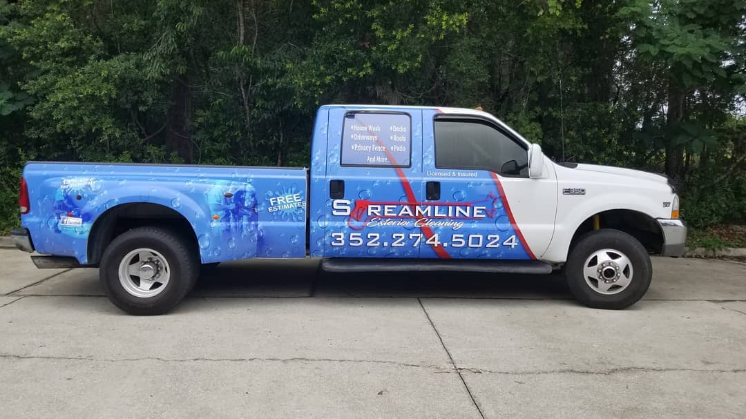 Streamline Exterior Cleaning - Partial Vehicle Wrap