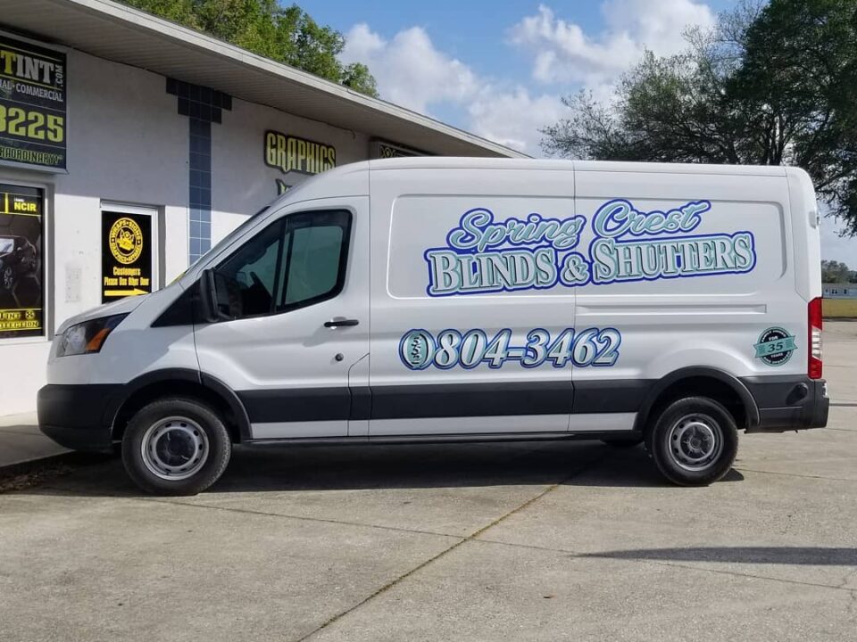 Vehicle Graphics - Spring Crest Blinds and Shutters